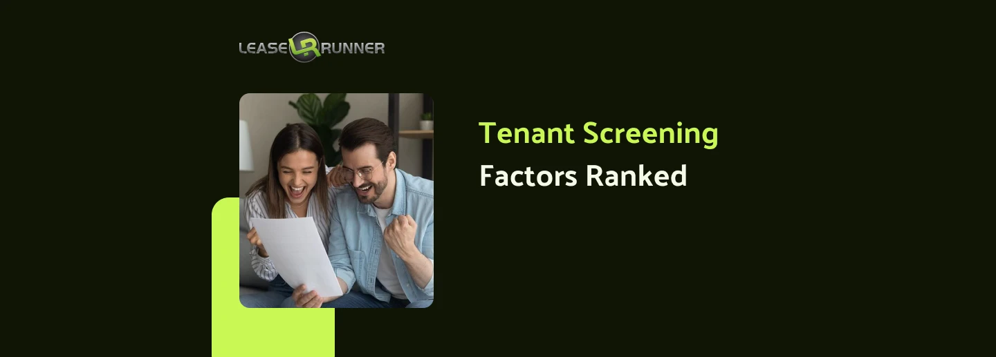 Tenant Screening Factors Ranked